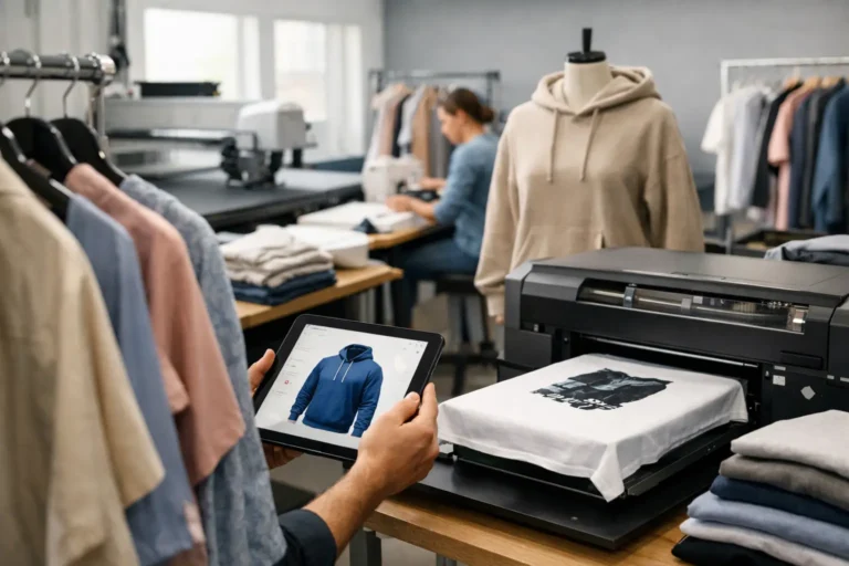 On demand kleding productie uitgelegd