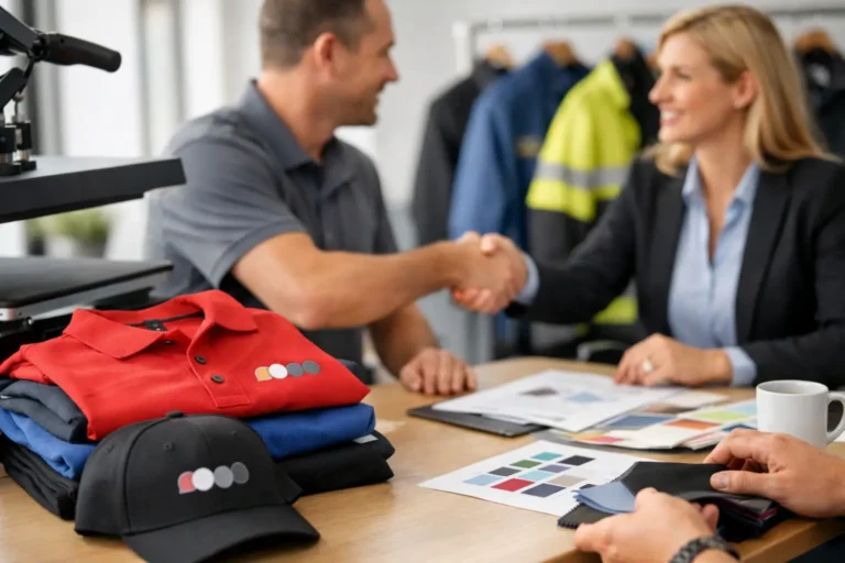 Bedrijfskleding bedrukken partner kiezen