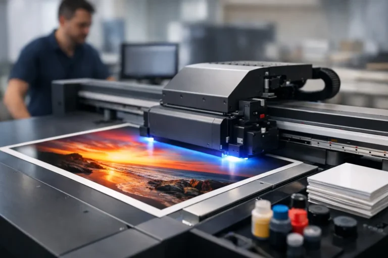 Direct-to-filmprinter produceert een kleurrijke transfer voor textiel