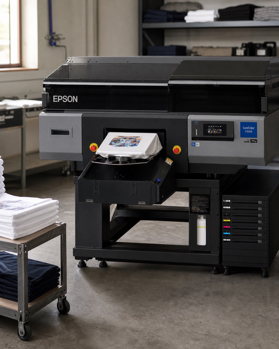 Impresora DTG Epson SureColor F3000 para impresión textil en AJDN
